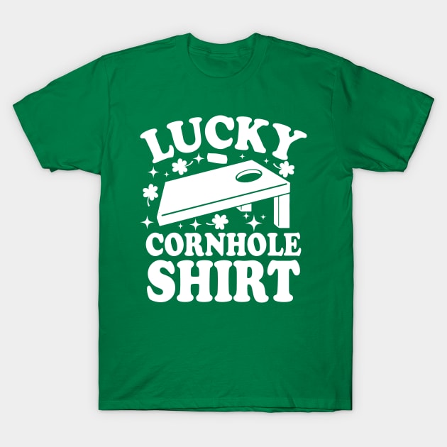 Lucky Cornhole Shirt T-Shirt by AngelBeez29